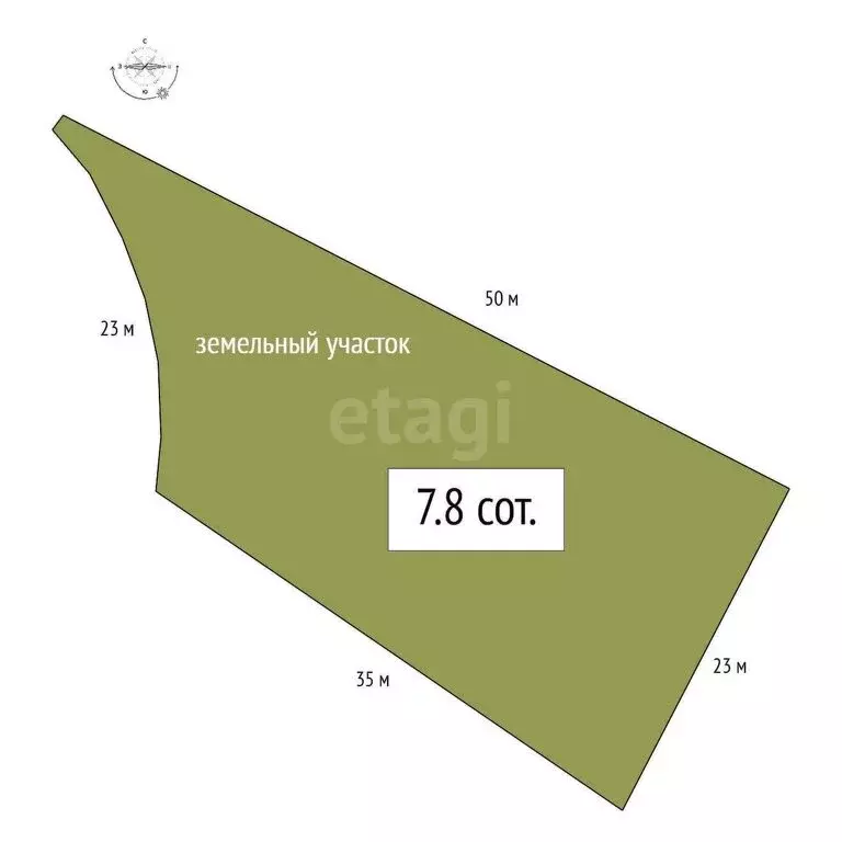 Участок в Майминский район, село Подгорное, Катунская улица (7.9 м) - Фото 1