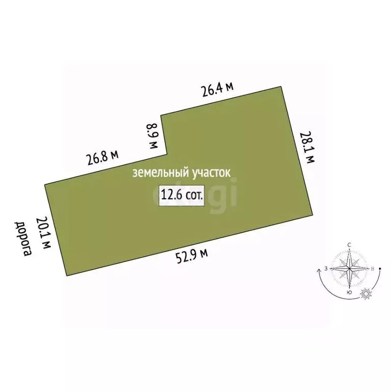 Участок в Крым, Алушта муниципальный округ, с. Лучистое ул. Объездная ... - Фото 2