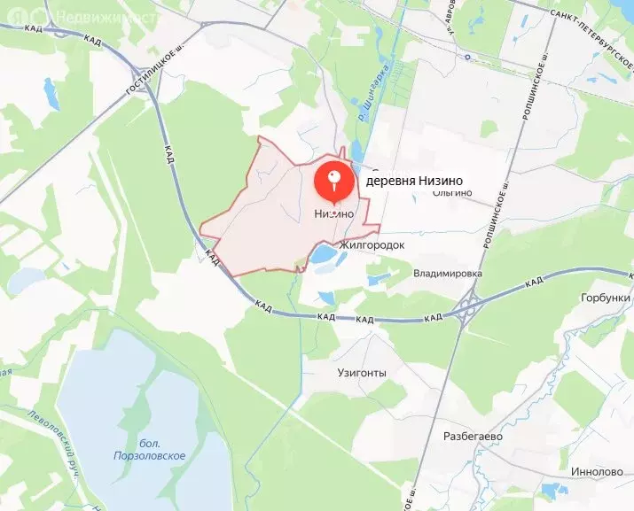 Участок в Ломоносовский район, деревня Низино (4 м) - Фото 1