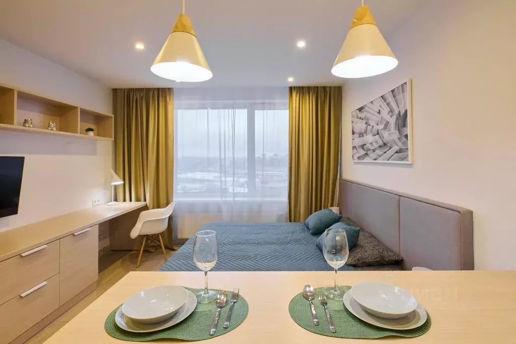 Студия Москва просп. Андропова, 10 (26.0 м) - Фото 1