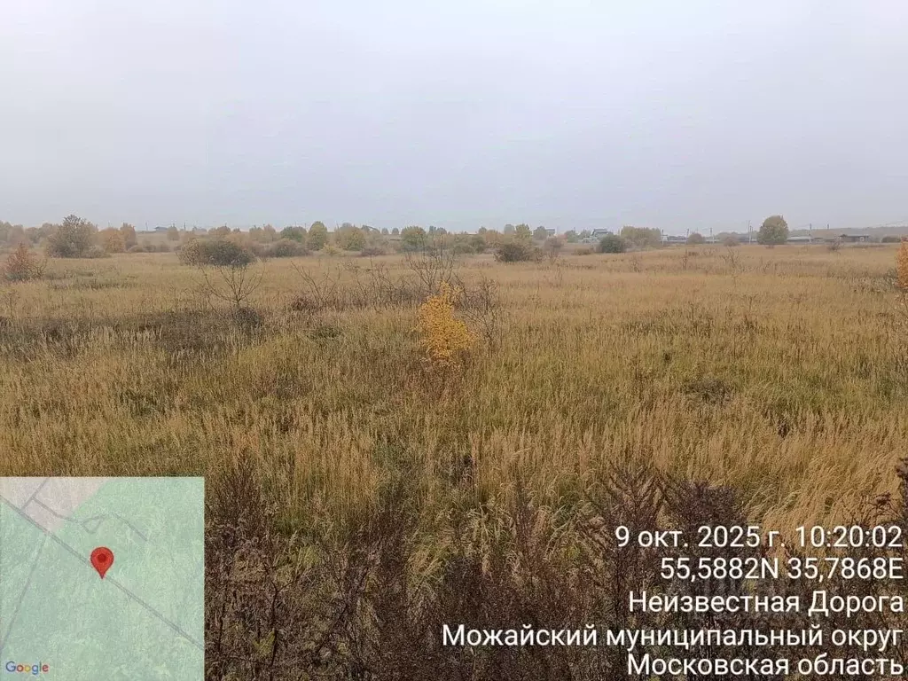 Участок в Московская область, Можайский муниципальный округ, д. ... - Фото 1