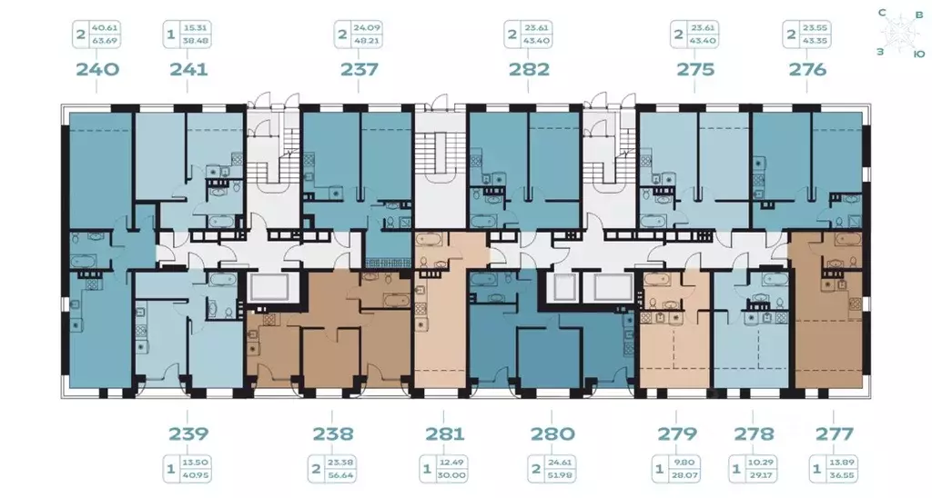 2-к кв. Иркутская область, Иркутск наб. Верхняя, 137 (63.69 м) - Фото 2