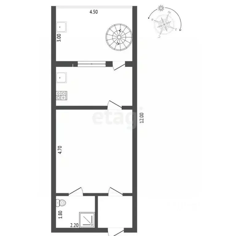 Таунхаус в Крым, Феодосия муниципальный округ, Орджоникидзе пгт, АГК ... - Фото 2