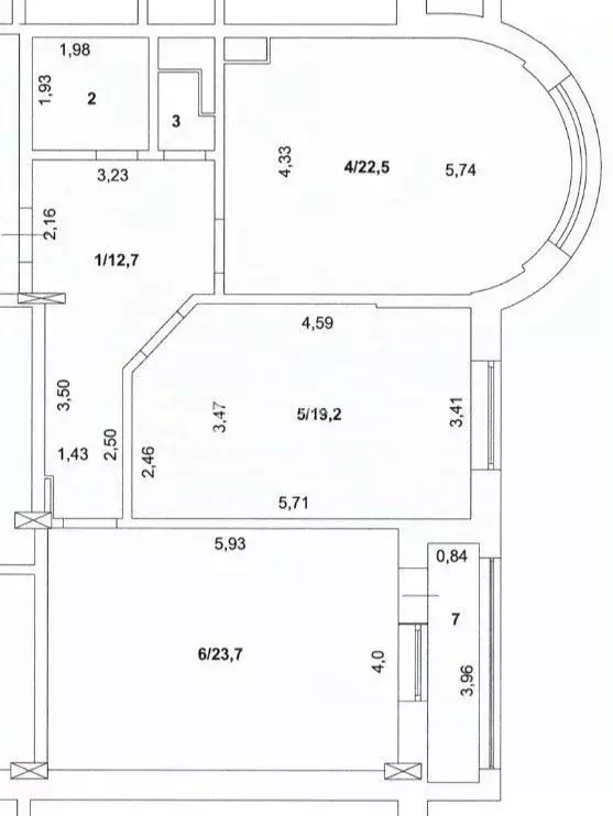 2-к кв. Ханты-Мансийский АО, Ханты-Мансийск ул. Объездная, 8 (83.3 м) - Фото 2