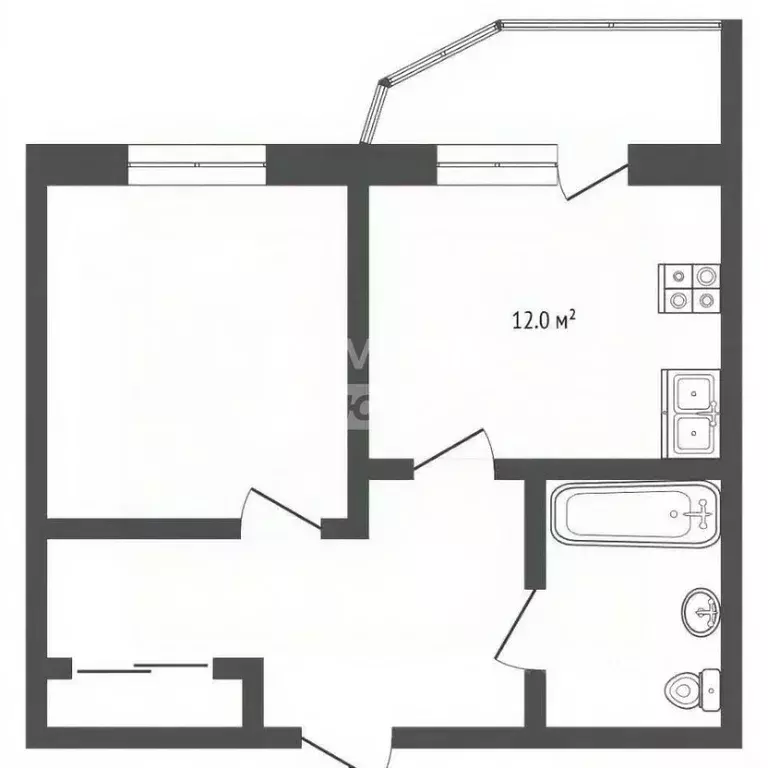 1-к кв. Московская область, Красногорск ул. Спасская, 1к3 (41.3 м) - Фото 2