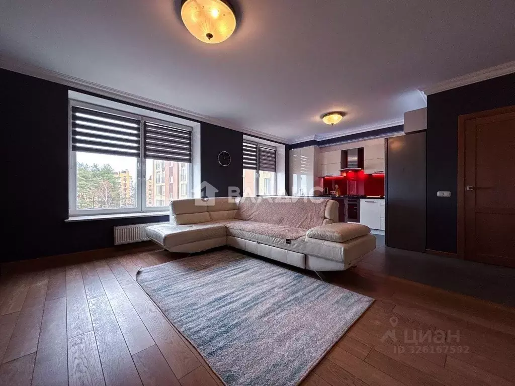 2-к кв. Калининградская область, Светлогорск Фруктовая ул., 10к1 (55.4 ... - Фото 1