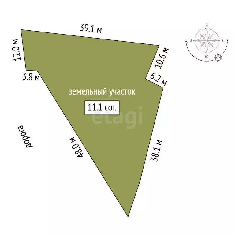 Участок в Тюменская область, Тобольский муниципальный округ, ... - Фото 1