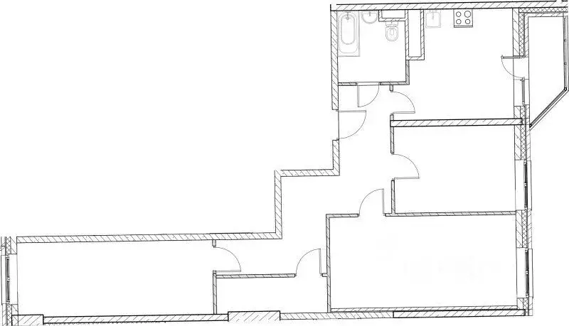 Квартира, 3 комнаты, 80 м - Фото 1