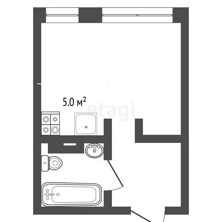 Квартира-студия: Рощино, улица Александра Федоровича, 10 (28 м) - Фото 0