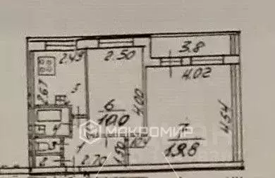 2-к кв. Санкт-Петербург просп. Солидарности, 25К1 (45.5 м) - Фото 2