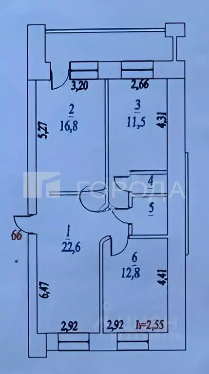 3-к кв. Новосибирская область, Бердск Бердский санаторий тер., 37 ... - Фото 2