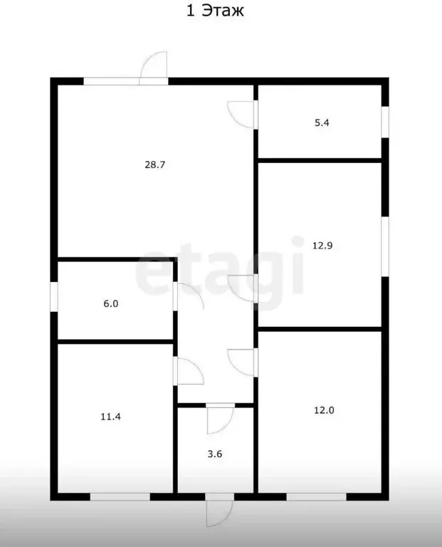 Дом в посёлок Берёзовый, 186 (120 м) - Фото 1