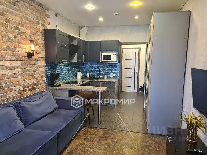 Студия Санкт-Петербург ул. Парфеновская, 9к1 (27.9 м) - Фото 2