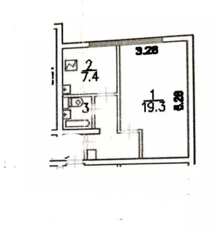 1-к кв. Москва Бирюлевская ул., 58К1 (34.7 м) - Фото 1