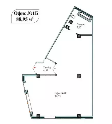 Офис (88.5 м) - Фото 0