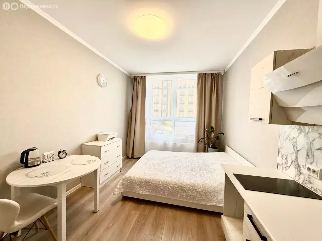 Квартира-студия: посёлок Шушары, улица Нины Петровой, 8к1 (22.3 м) - Фото 1