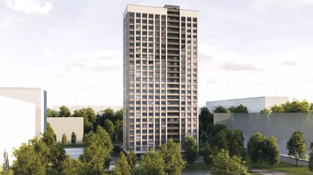 Квартира-студия, 26,5 м, 5/25 эт. - Фото 1