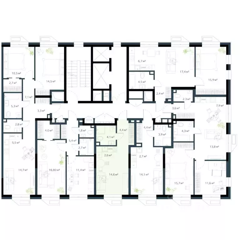 1-к кв. Приморский край, Владивосток Дом на Востоке жилой комплекс, ... - Фото 2