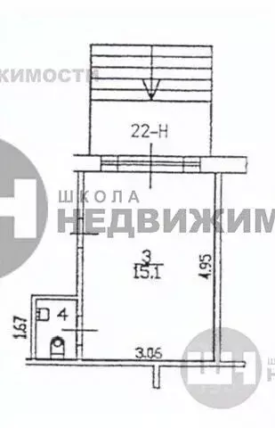 Торговая площадь в Санкт-Петербург ул. Белы Куна, 1к2 (17 м) - Фото 2
