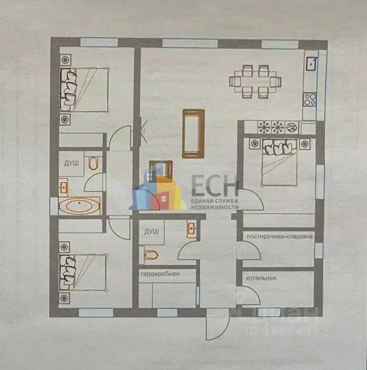 Дом в Тульская область, Тула городской округ, д. Верхняя Иншинка  (132 ... - Фото 2