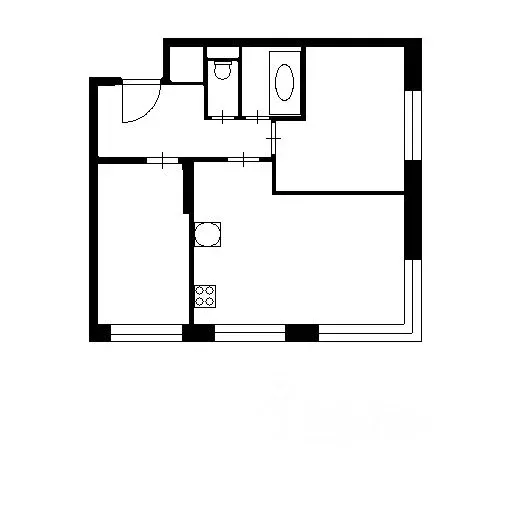 2-к кв. Кировская область, Киров Пролетарская ул., 23а (41.1 м) - Фото 1