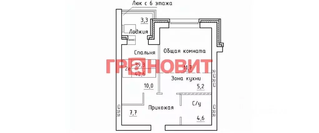 2-к кв. Новосибирская область, Новосибирский район, Мичуринский ... - Фото 1
