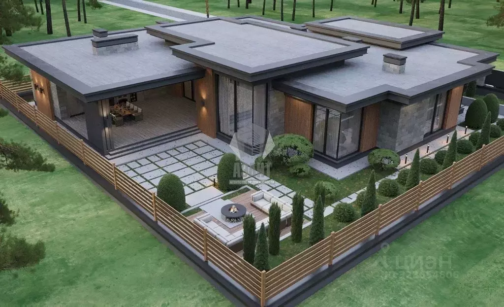 Дом в Москва д. Бурцево, Лесная Слобода кп, пер. Малый Бурцевский (450 ... - Фото 1