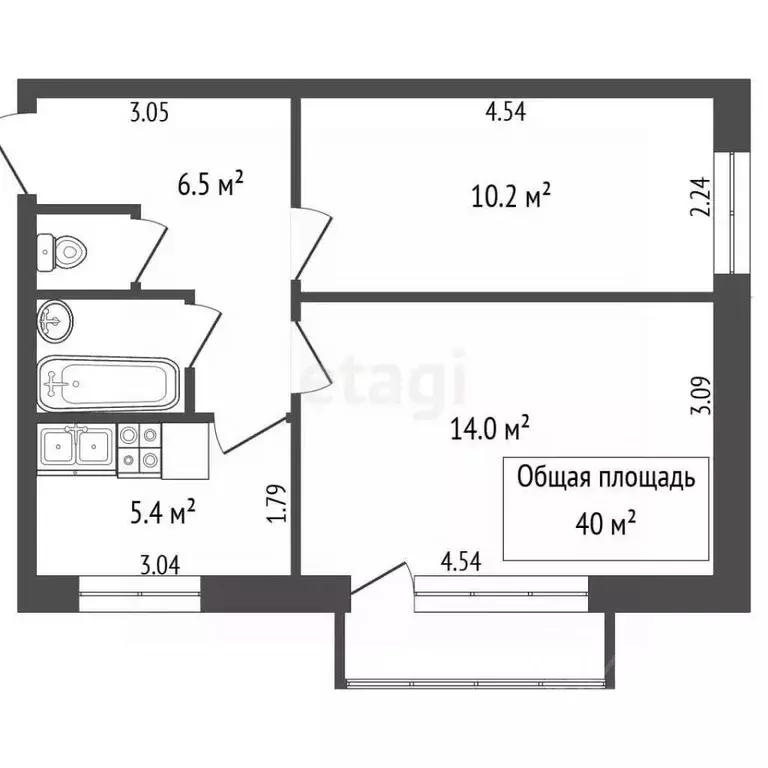 2-к кв. Новосибирская область, Искитимский район, Промышленный ... - Фото 2
