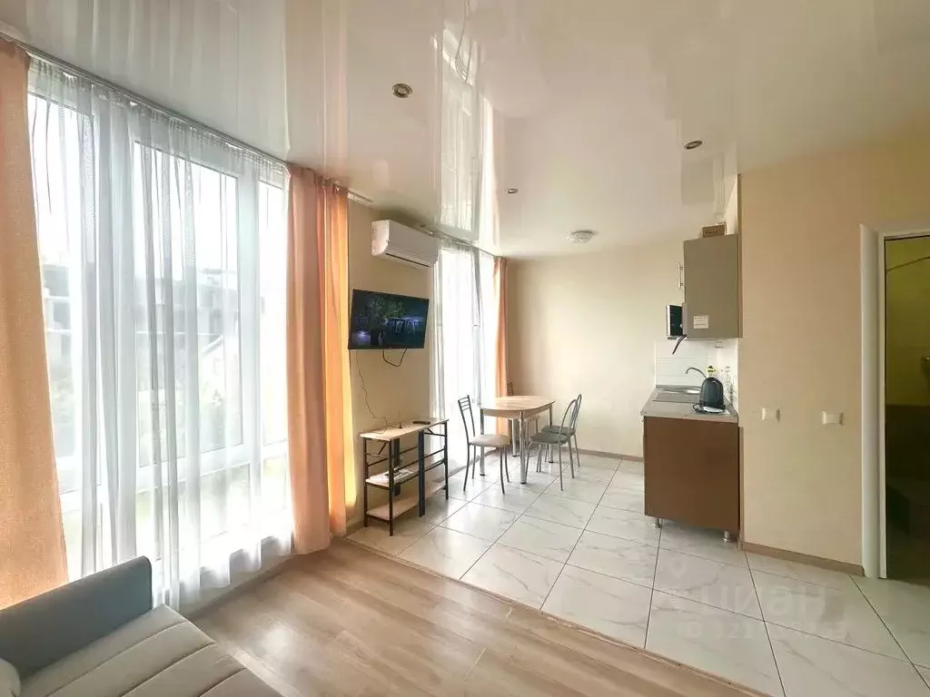 Студия Краснодарский край, Сочи Мамайка мкр, ул. Крымская, 81 (25.0 м) - Фото 1