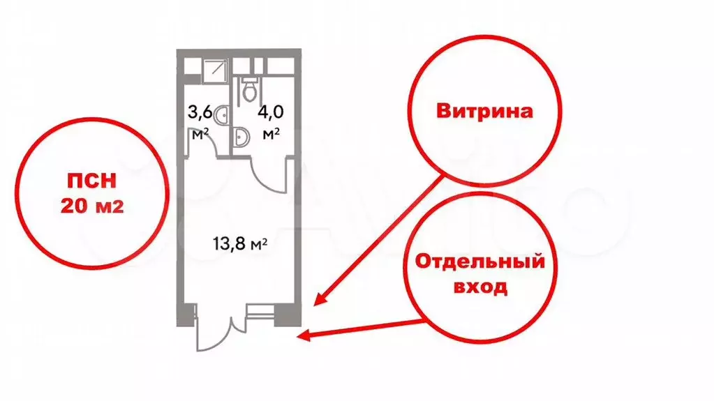 Помещение для бизнеса в  life Варшавская  15 мин д - Фото 0