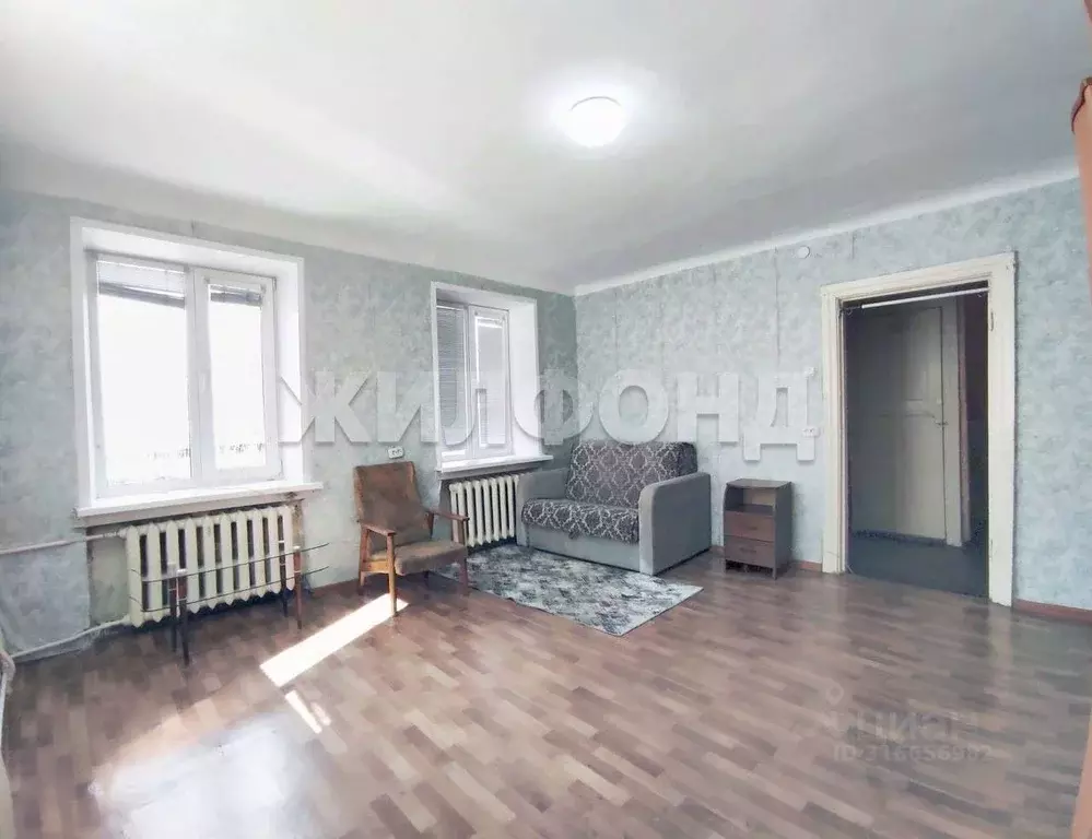 1-к кв. Новосибирская область, Новосибирск Крестьянская ул., 18Б (30.1 ... - Фото 1