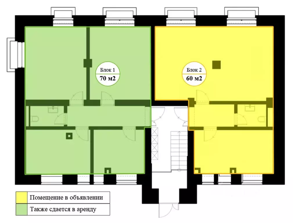 Офис в Москва пер. Волков, 7-9С2 (60 м) - Фото 1