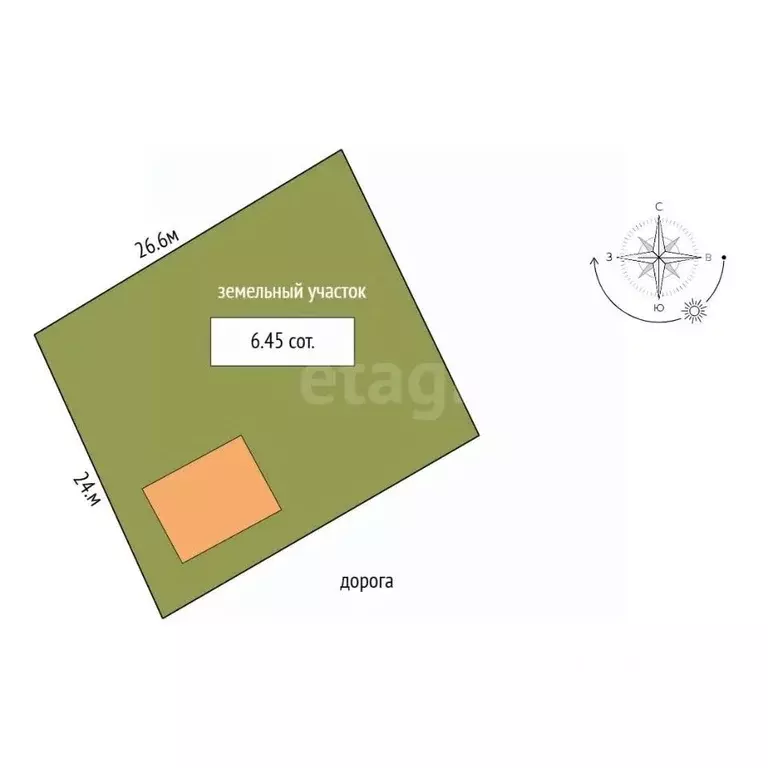 Дом в Крым, Симферопольский район, Трудовское с/пос, с. Строгоновка  ... - Фото 1