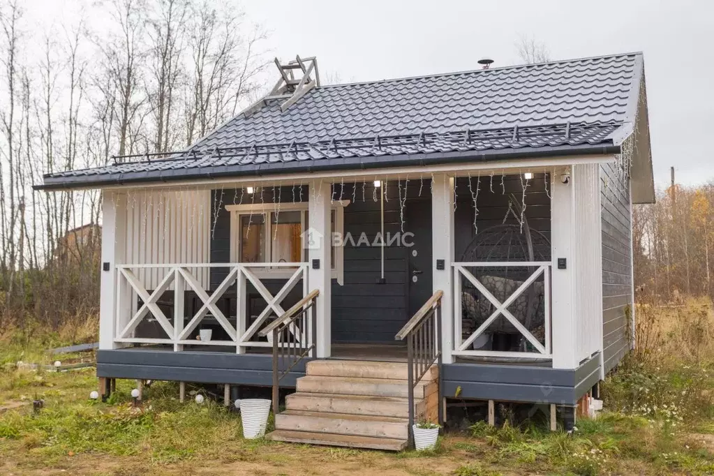 Дом в Карелия, Прионежский район, с. Заозерье ул. Земляничная, 10 (47 ... - Фото 1