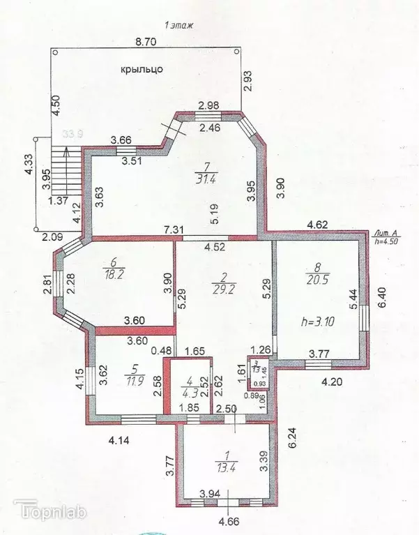 Дом в Орловская область, Орловский район, д. Усть-Рыбница ул. Зеленая, ... - Фото 2