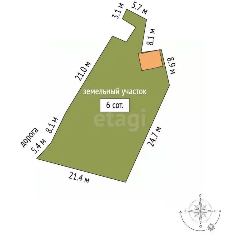 Участок в Санкт-Петербург пос. Песочный, проезд 4-й (6.0 сот.) - Фото 2