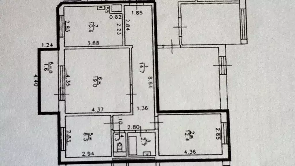 3-к кв. Калининградская область, Янтарный пгт ул. Советская, 104А ... - Фото 2