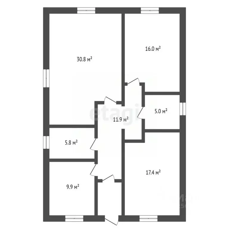 Дом в Воронежская область, Новоусманский район, с. Бабяково ул. ... - Фото 2