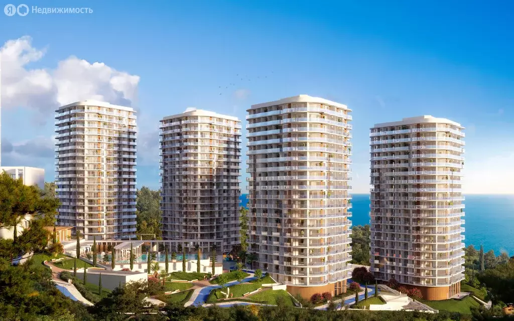 Квартира-студия: Алушта, Западная улица, 4к3 (61.8 м) - Фото 1