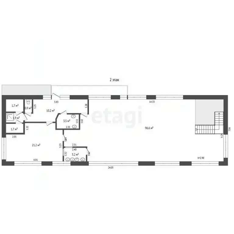 Торговая площадь в Севастополь ул. Адмирала Фадеева, 20А (299 м) - Фото 2