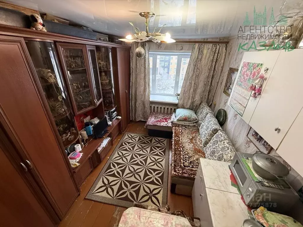 Комната Татарстан, Казань ул. Павлюхина, 110А (12.0 м) - Фото 1