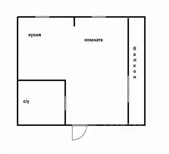 1-к кв. Приморский край, Уссурийск ул. Андрея Кушнира, 32 (32.6 м) - Фото 1