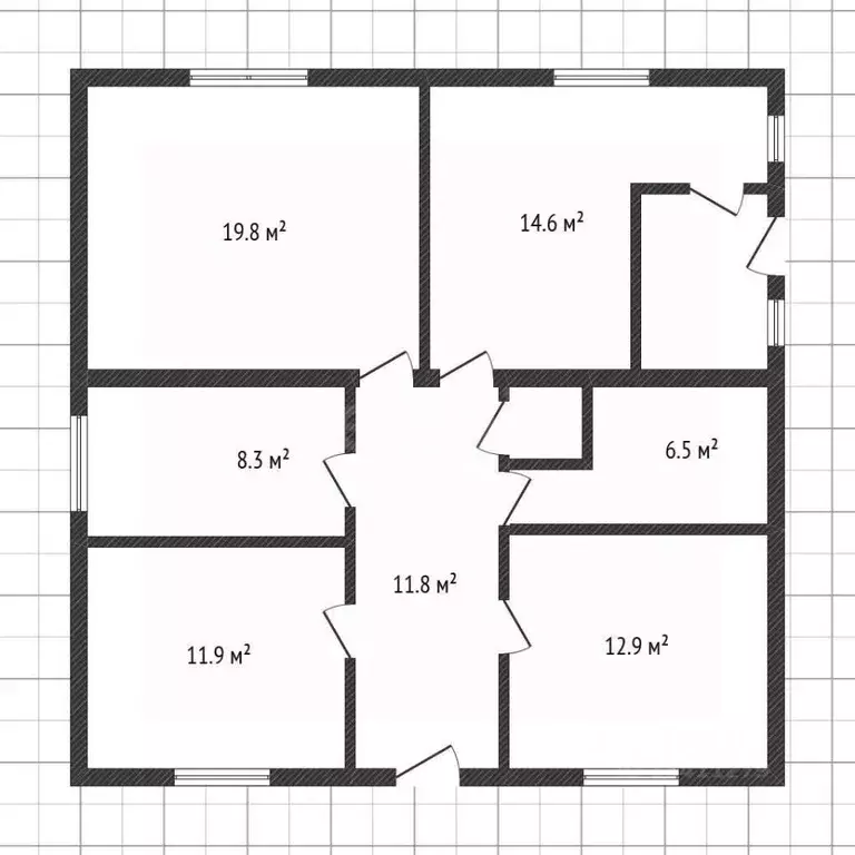 Дом в Белгородская область, Белгород ул. Михаила Эрденко, 3 (91 м) - Фото 2