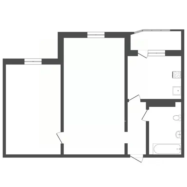 2-к кв. Тюменская область, Тюмень Широтная ул., 168к2 (62.6 м) - Фото 2