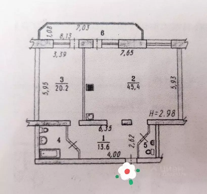 2-к кв. Омская область, Омск ул. 5-й Армии, 4 (89.0 м) - Фото 0
