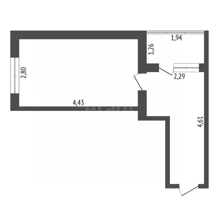 Комната Амурская область, Благовещенск ул. Ленина, 231 (21.8 м) - Фото 2