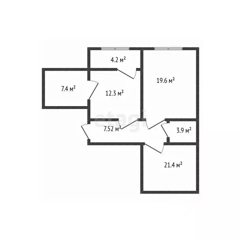 3-к кв. Дагестан, Каспийск ул. Каспийская, 6Б (76.0 м) - Фото 1