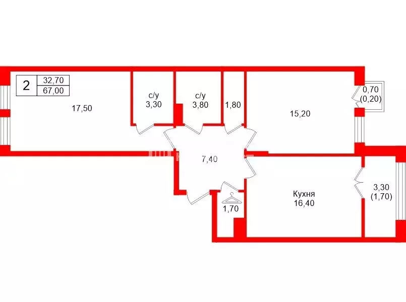 2-комнатная квартира: городской посёлок Новоселье, бульвар Белых ... - Фото 1