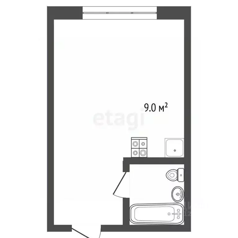 Студия Москва Дегунинская ул., 9к1 (21.5 м) - Фото 2