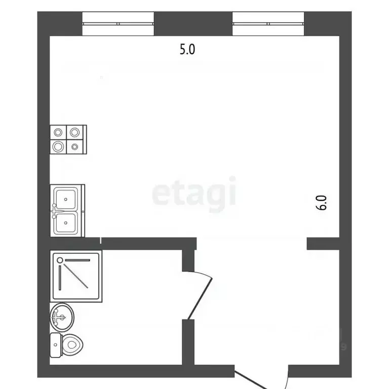 Студия Саха (Якутия), Якутск ул. Орджоникидзе, 7/1 (30.0 м) - Фото 2